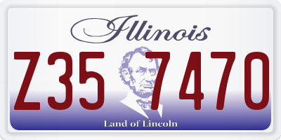 IL license plate Z357470