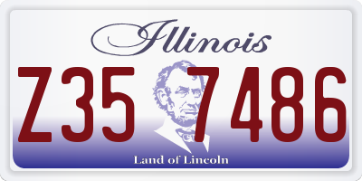 IL license plate Z357486