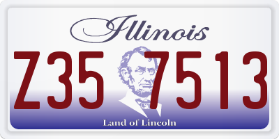 IL license plate Z357513