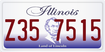 IL license plate Z357515