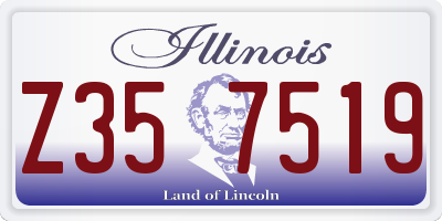 IL license plate Z357519