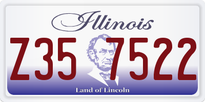 IL license plate Z357522