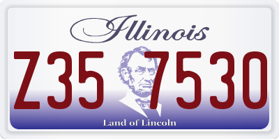 IL license plate Z357530