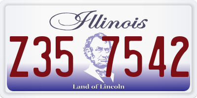 IL license plate Z357542