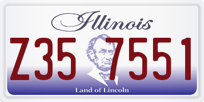 IL license plate Z357551
