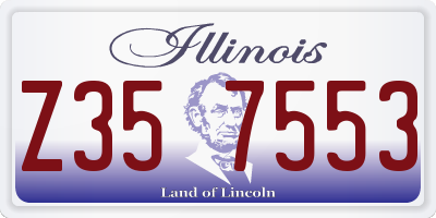 IL license plate Z357553