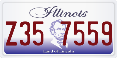 IL license plate Z357559