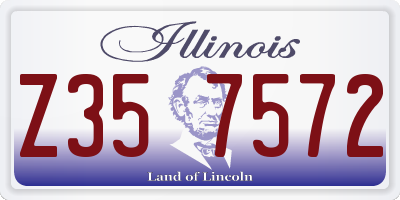IL license plate Z357572