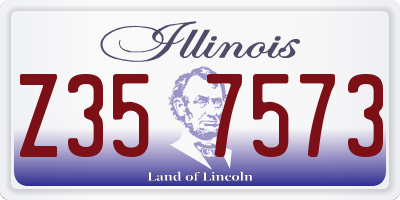 IL license plate Z357573