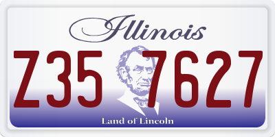 IL license plate Z357627
