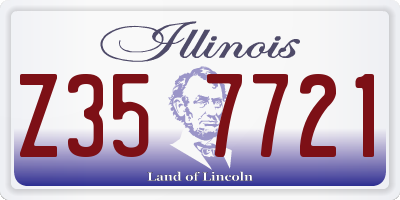 IL license plate Z357721
