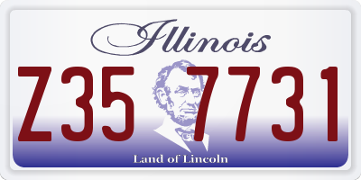 IL license plate Z357731