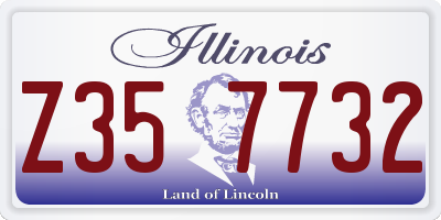 IL license plate Z357732