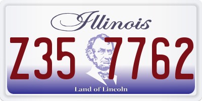 IL license plate Z357762