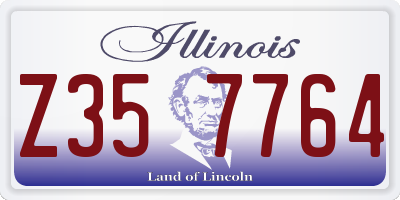 IL license plate Z357764
