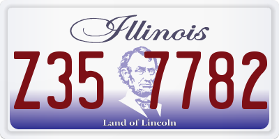 IL license plate Z357782