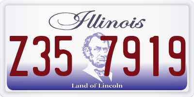 IL license plate Z357919