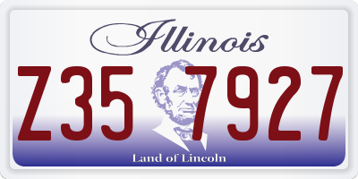 IL license plate Z357927