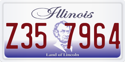 IL license plate Z357964