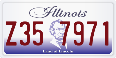 IL license plate Z357971