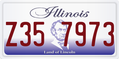 IL license plate Z357973
