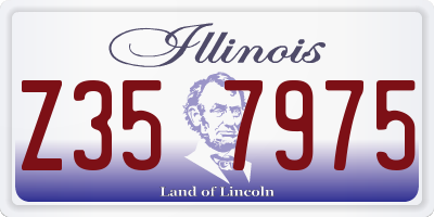 IL license plate Z357975
