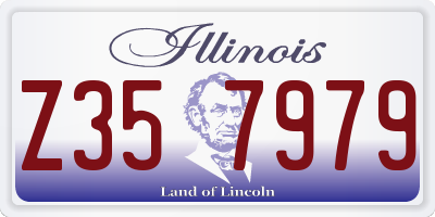 IL license plate Z357979