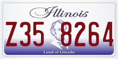 IL license plate Z358264