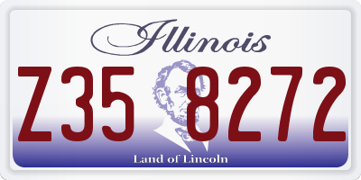 IL license plate Z358272