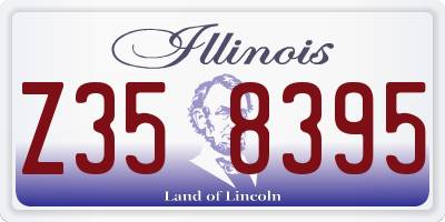 IL license plate Z358395