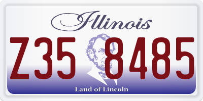 IL license plate Z358485