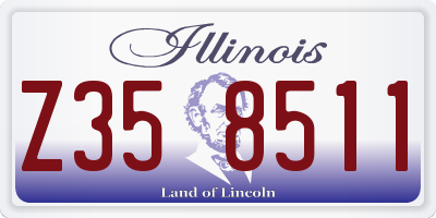 IL license plate Z358511