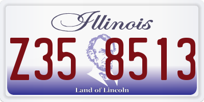 IL license plate Z358513