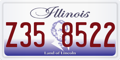 IL license plate Z358522