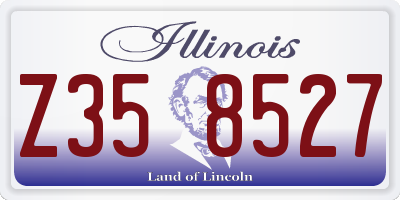 IL license plate Z358527
