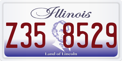 IL license plate Z358529