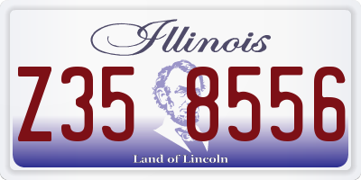 IL license plate Z358556