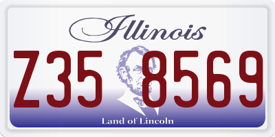 IL license plate Z358569