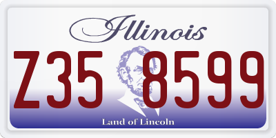 IL license plate Z358599
