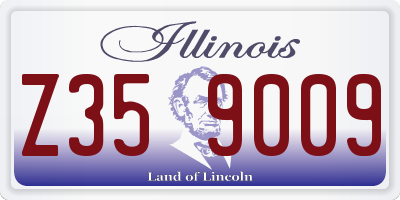 IL license plate Z359009