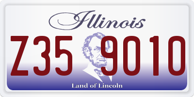 IL license plate Z359010