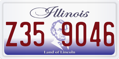 IL license plate Z359046