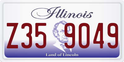 IL license plate Z359049