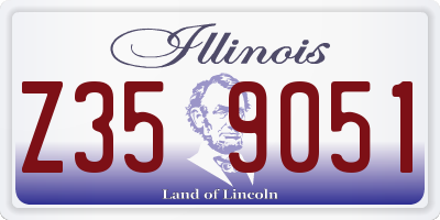 IL license plate Z359051