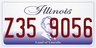 IL license plate Z359056