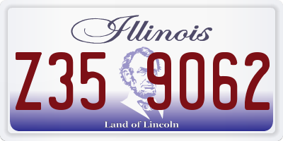IL license plate Z359062