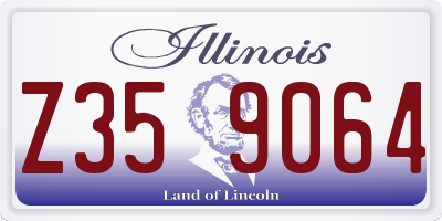 IL license plate Z359064