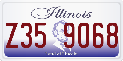 IL license plate Z359068