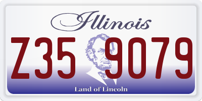 IL license plate Z359079
