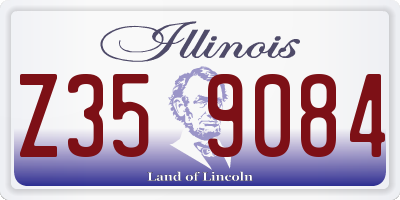 IL license plate Z359084